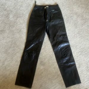 Vintage Tannery West leather pants 70’s